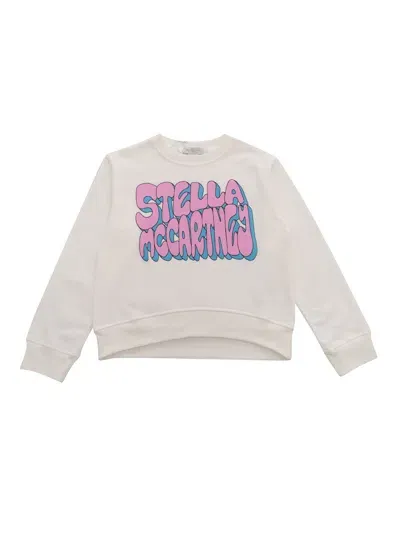 Stella Mccartney Kids' Sweatshirt In White