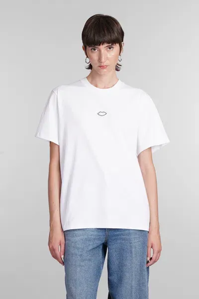 Stella Mccartney T-shirt In White Cotton