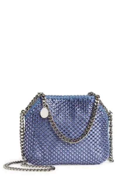 Stella Mccartney Tiny Falabella Crystal Mesh Tote In 5322 Lavender