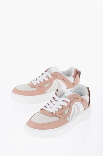 Stella Mccartney S-wave 1 Low-top Sneakers In Pink