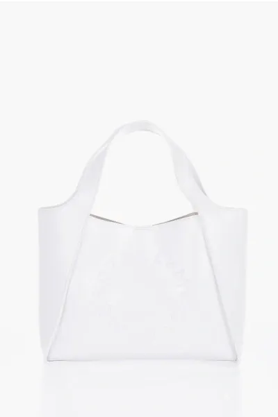 Stella Mccartney Vegan Leather Tote Bag In White