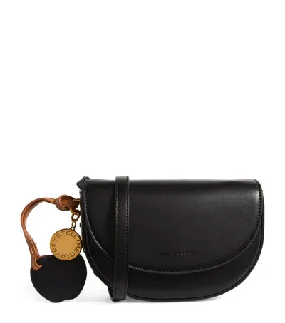 Stella Mccartney Whipstitch Frayme Cross-body Bag In Black