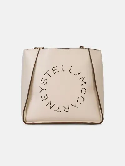 Stella Mccartney White 'alter Mat' Logo Shoulder Bag