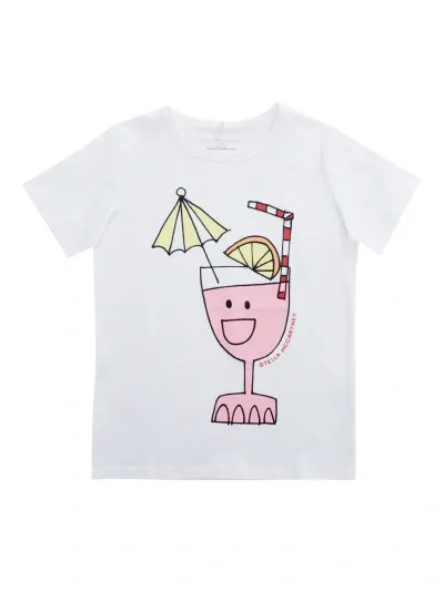 Stella Mccartney Kids' White T-shirt With Print