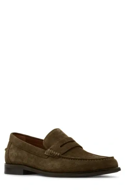 Steve Madden Alonso Penny Loafer In Khaki Green