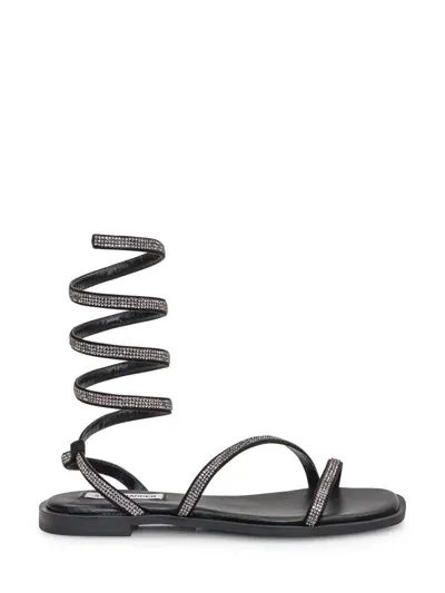 Steve Madden Azaria Sandalwood In Black