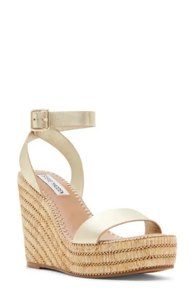 Steve Madden Cassie Platform Wedge Sandal In Multi