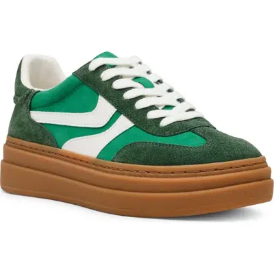 Steve Madden Dodge Platform Sneaker In Green, Women's At Urban Outfitters