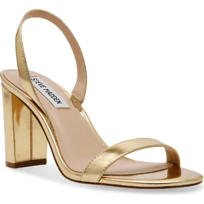 Steve Madden Emilie Slingback Sandal In Gold Foil