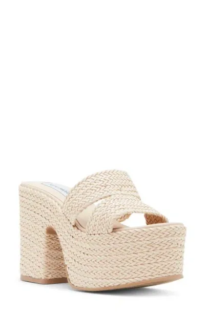 Steve Madden Gianni Platform Slide Sandal In 素色