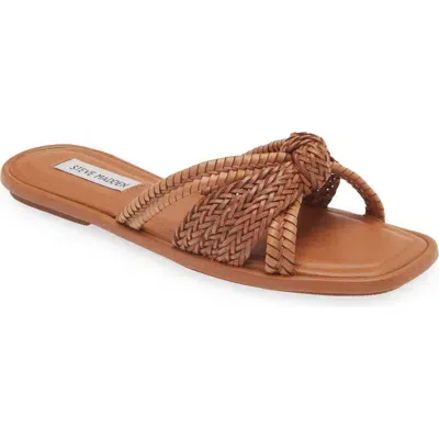 Steve Madden Kandace Slide Sandal In Cognac