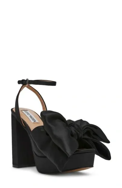 Steve Madden Lively Platform Sandal In Black