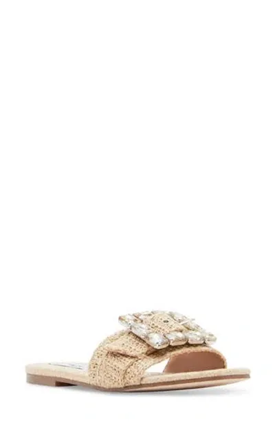 Steve Madden Marika Slide Sandal In Raffia