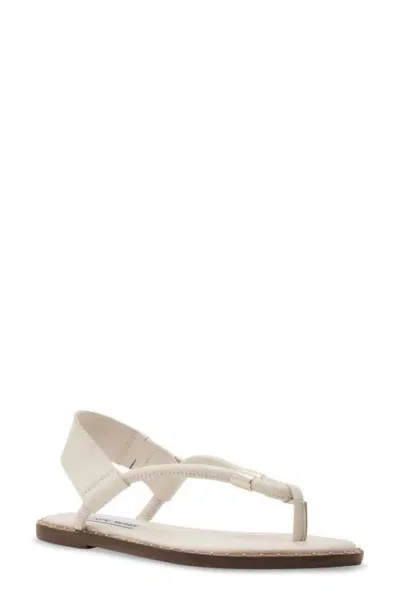 Steve Madden Meduza Sandal In Bone Leather