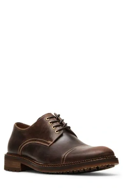 Steve Madden Nash Cap Toe Derby In Dark Brown