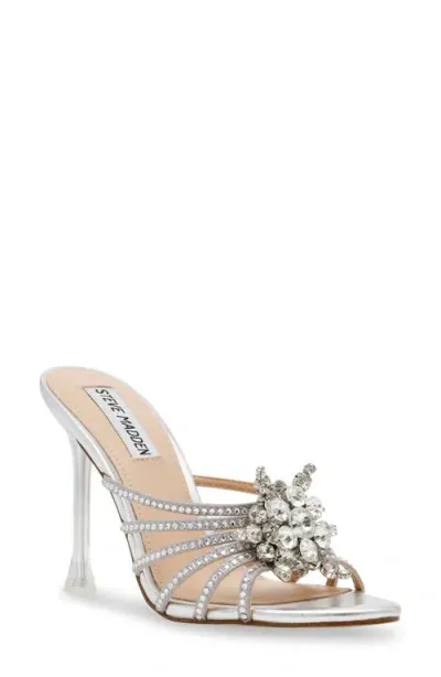 Steve Madden Pamola Stiletto Sandal In Rhinestone