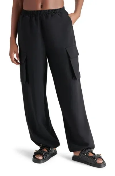 Steve Madden Themis Cargo Pants In Black