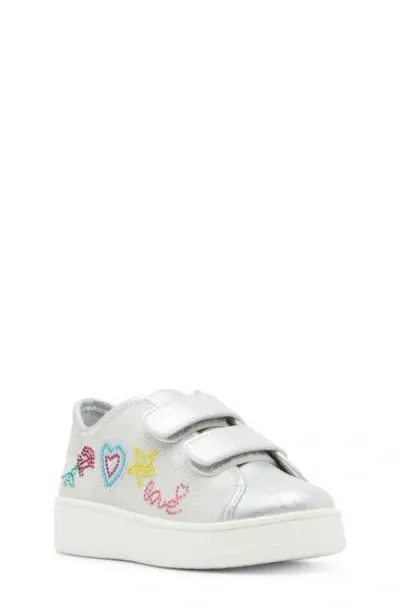 Steve Madden Kids'  Tjanelle Sneaker In Silver Multi