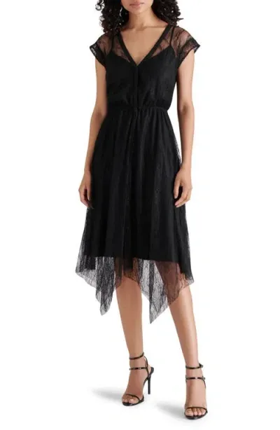 Steve Madden Vale Lace Dress In Black