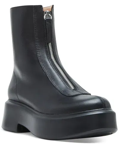 Steve Madden Jones Platform Boot In Black Leather