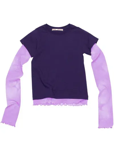 Stockholm Surfboard Club Layered T-shirt In Purple