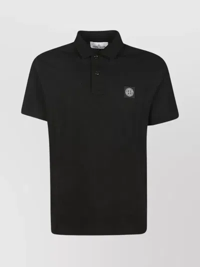 Stone Island Polo Shirt In Blue