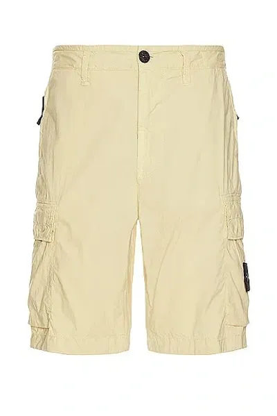 Stone Island Bermuda Shorts In Natural Beige