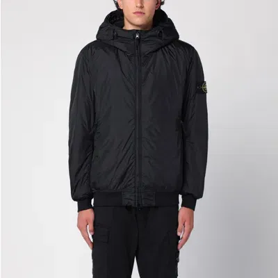 Stone Island Black Nylon Zipped Jacket