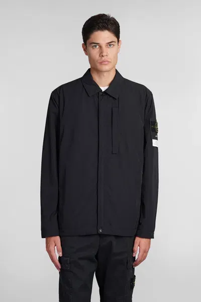 Stone Island Casual Jacket In Black