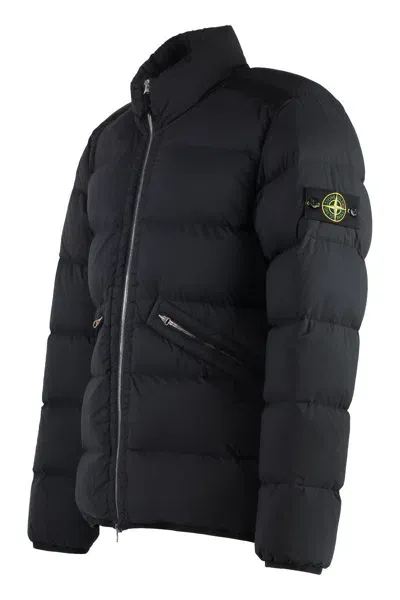 Stone Island Coats In Black