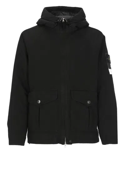 Stone Island Coats Black