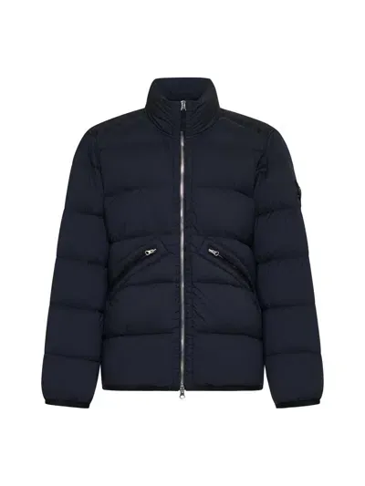 Stone Island Coats In Blue