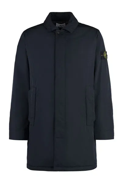 Stone Island Coats In Blue