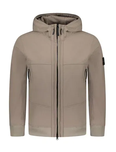 Stone Island Coats Brown In Braun