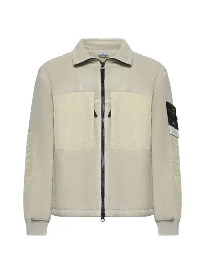 Stone Island Coats In Stucco