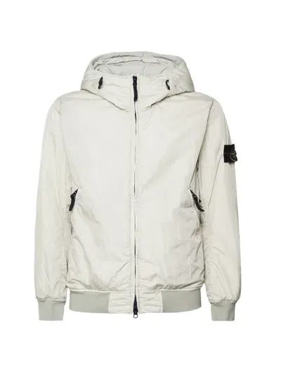 Stone Island Coats In White