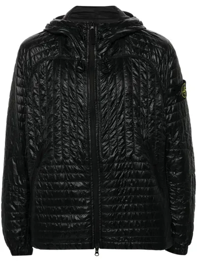 Stone Island Compass-badge Jacket In Black