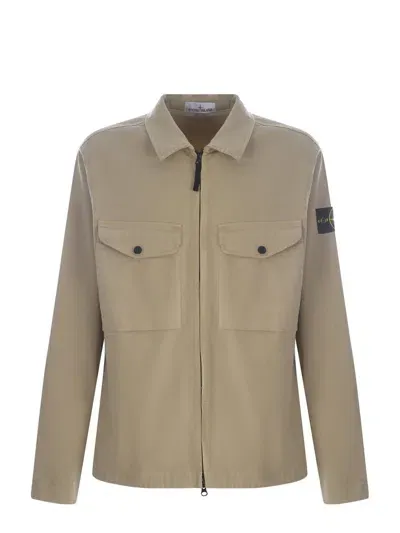 Stone Island Compass In Beige