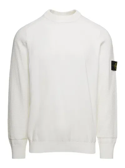 Stone Island Cotone In Bianco