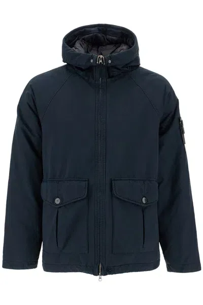 Stone Island David-tc Down Jacket In Blue