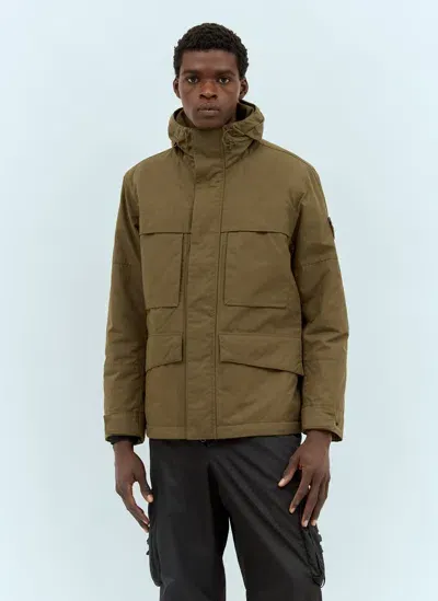 Stone Island Ghost Cargo Jacket In Green