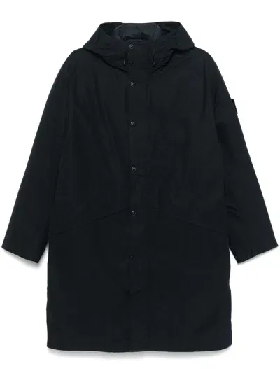 Stone Island Ghost Coat In Black