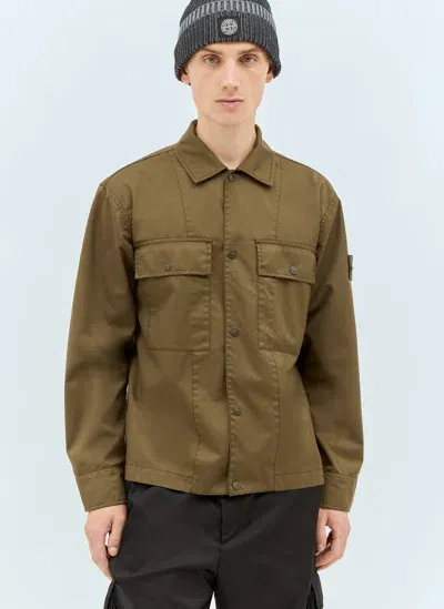 Stone Island Ghost Jacket In Green