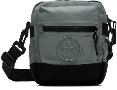 Stone Island Crossbody Bag In Green