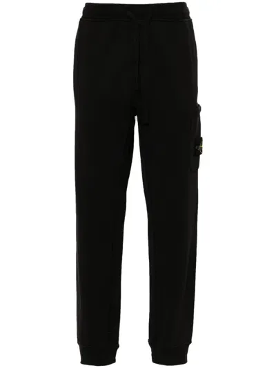 Stone Island Compass Track Pants In Black