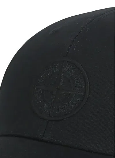 Stone Island Hat In Black