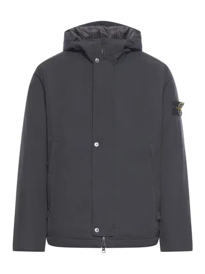 Stone Island Jacket In Black