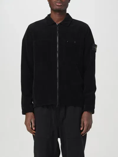 Stone Island Jacket  Men Color Black In Schwarz