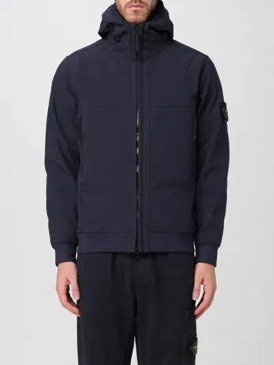 Stone Island Jacket  Men Color Blue In Blau