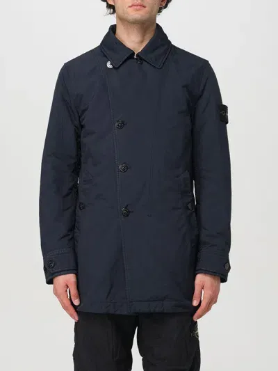 Stone Island Jacket  Men Color Blue In Blau